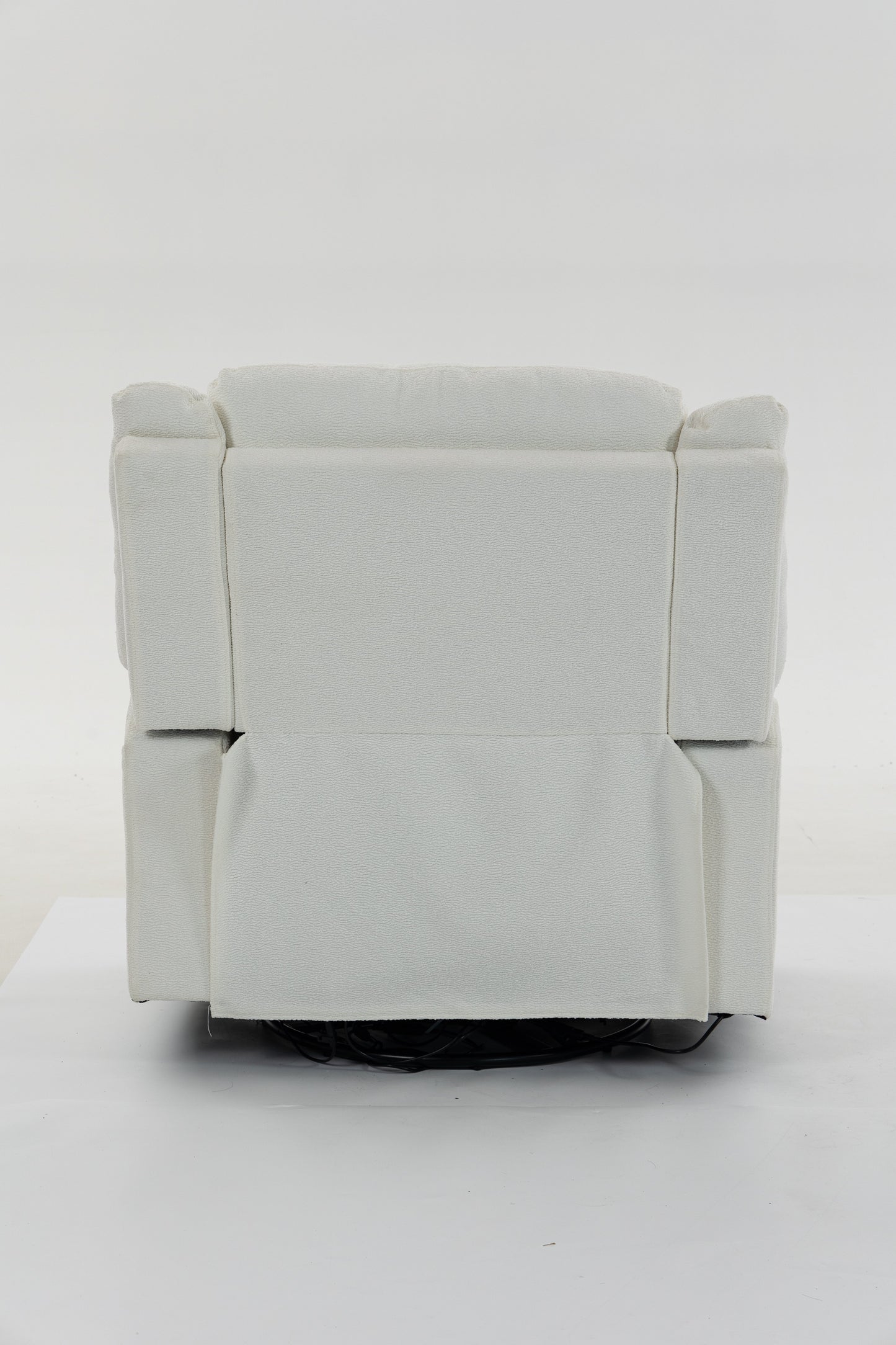 Extra Wide Power Recliner Chair 270° Swivel with Heat Massage