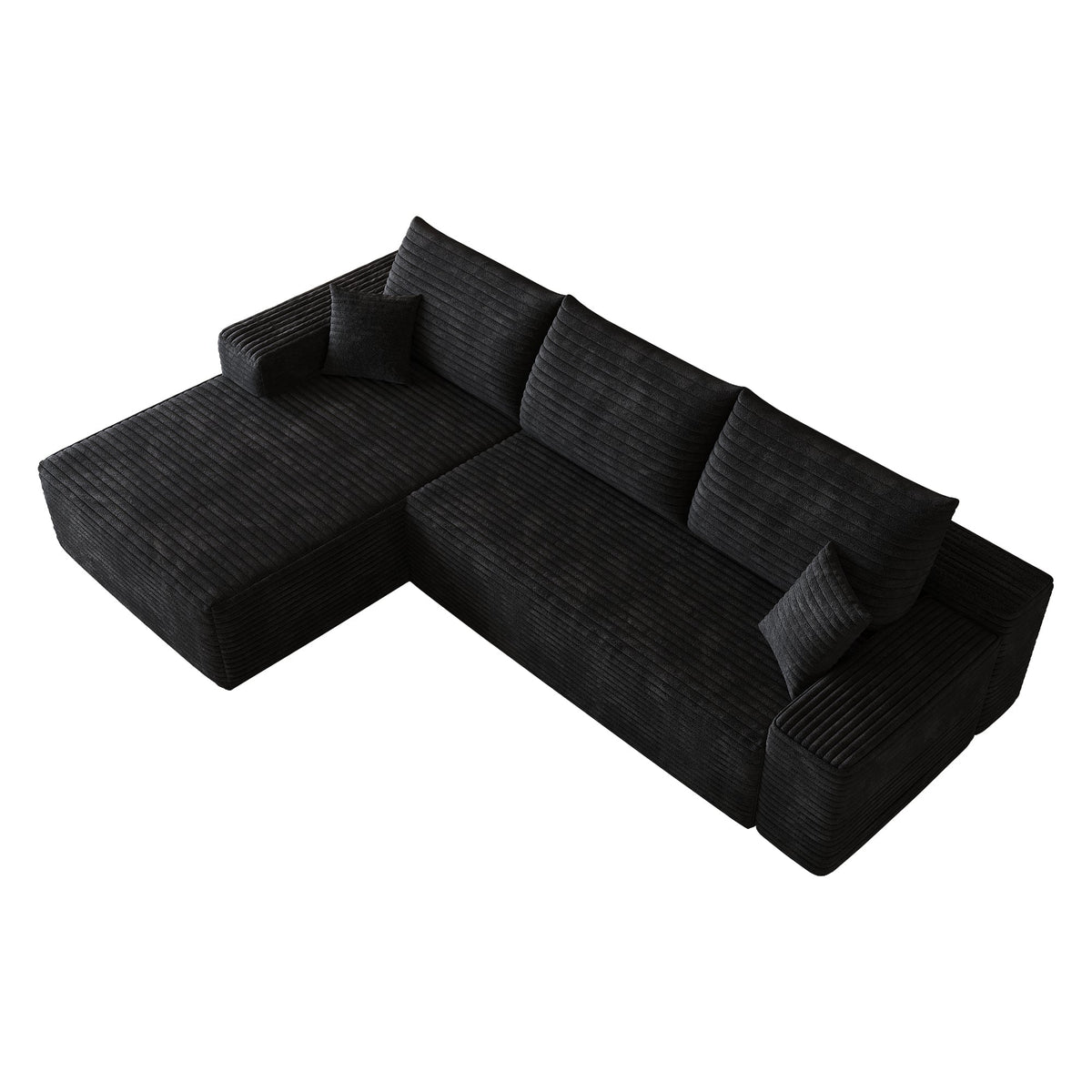 107" Cloud Sectional Couch with L-Shape Chaise