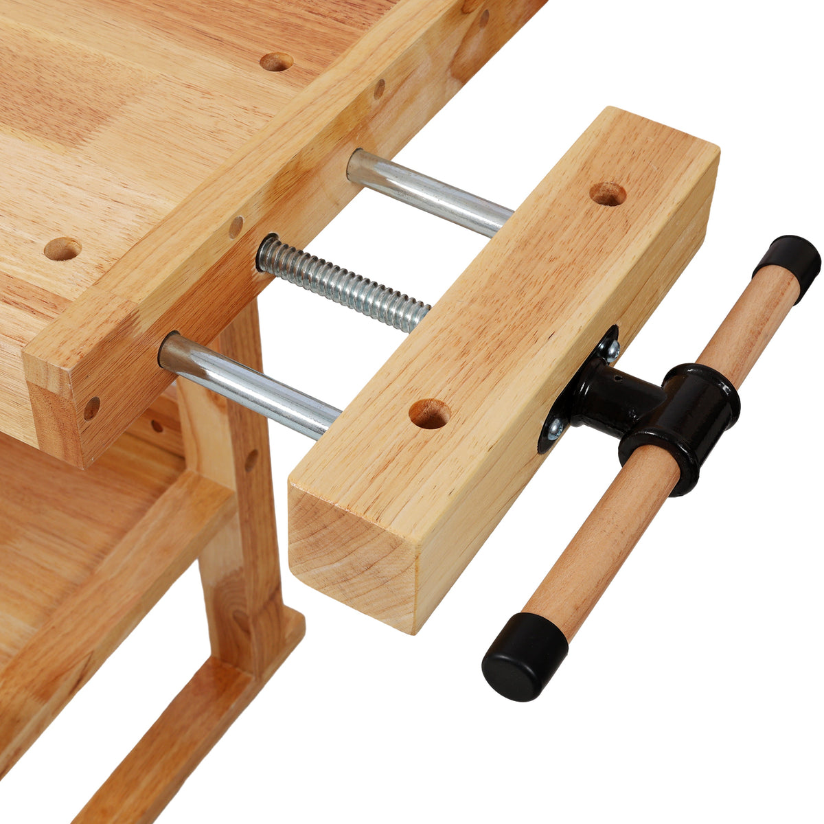 55" Heavy Duty Woodworking Bench with Adjustable Handle