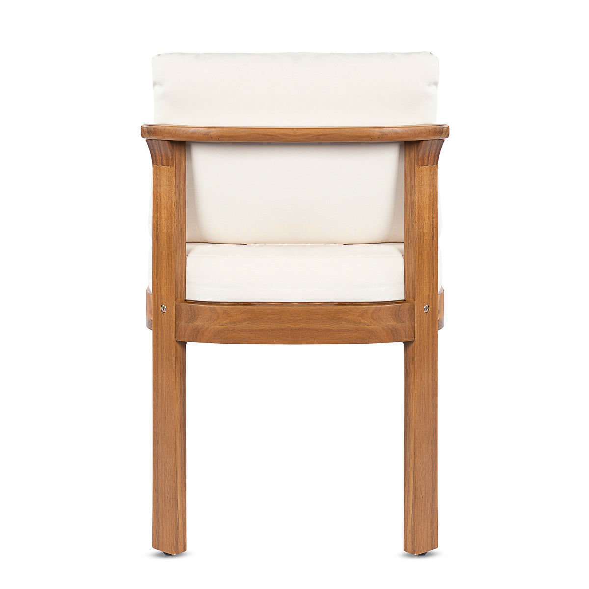 Acacia Wood Outdoor Dining Chair Set of 2