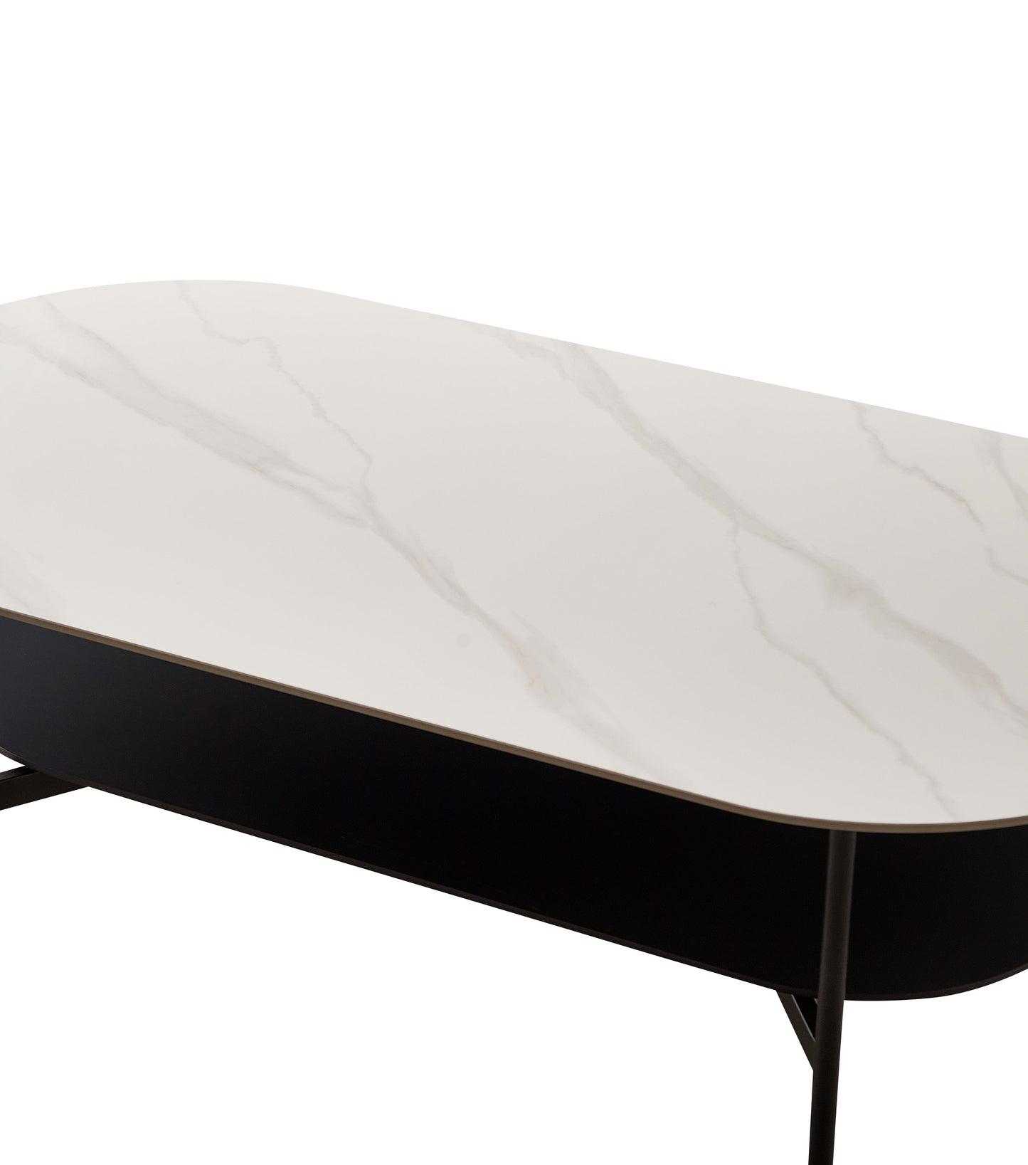 Ceramic MDF Double Layer Coffee Table