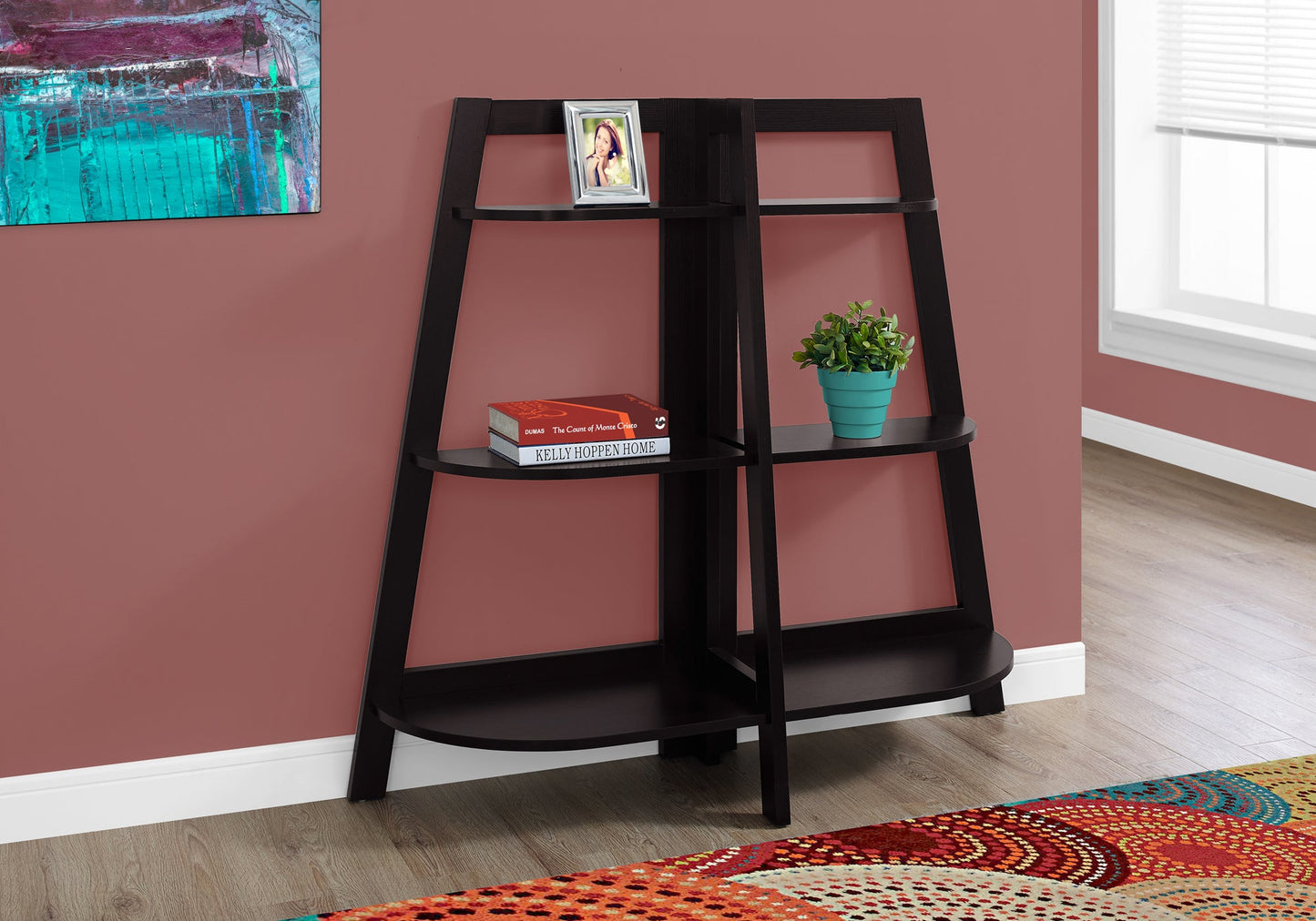 3-Tier Etagere Bookshelf for Office & Bedroom