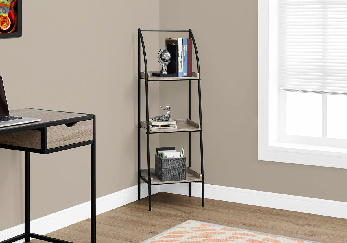 3-Tier Corner Bookshelf for Office and Bedroom