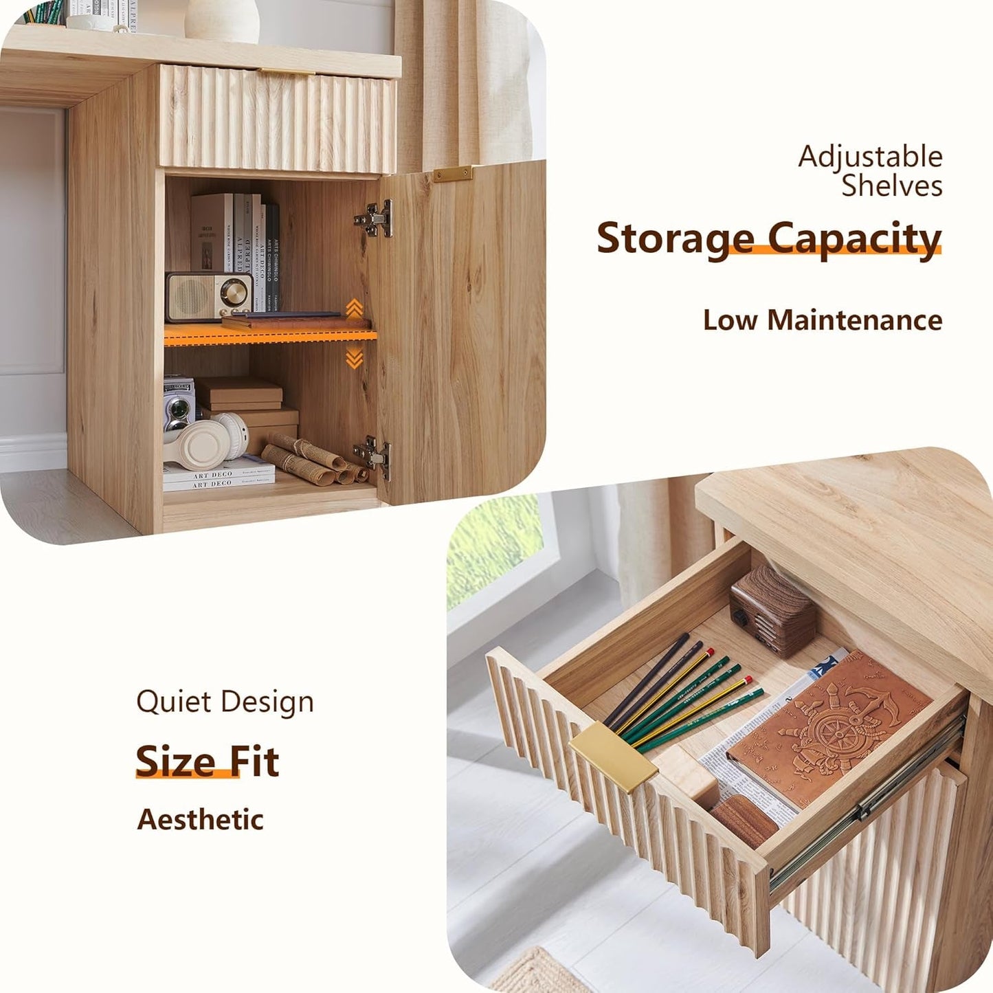 60 Inch Handcrafted Executive Desk With Generous Storage