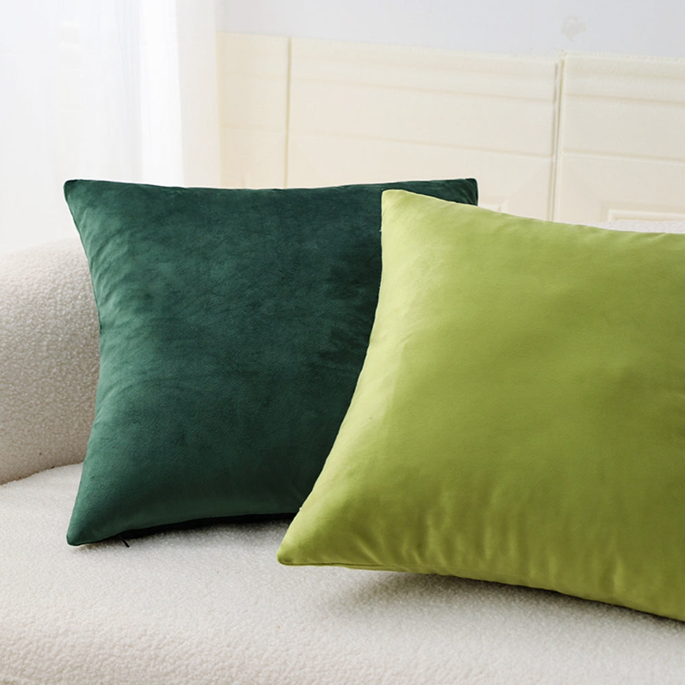 Well mixed color of greens set of 3 pillow covers with inserts great combinations
