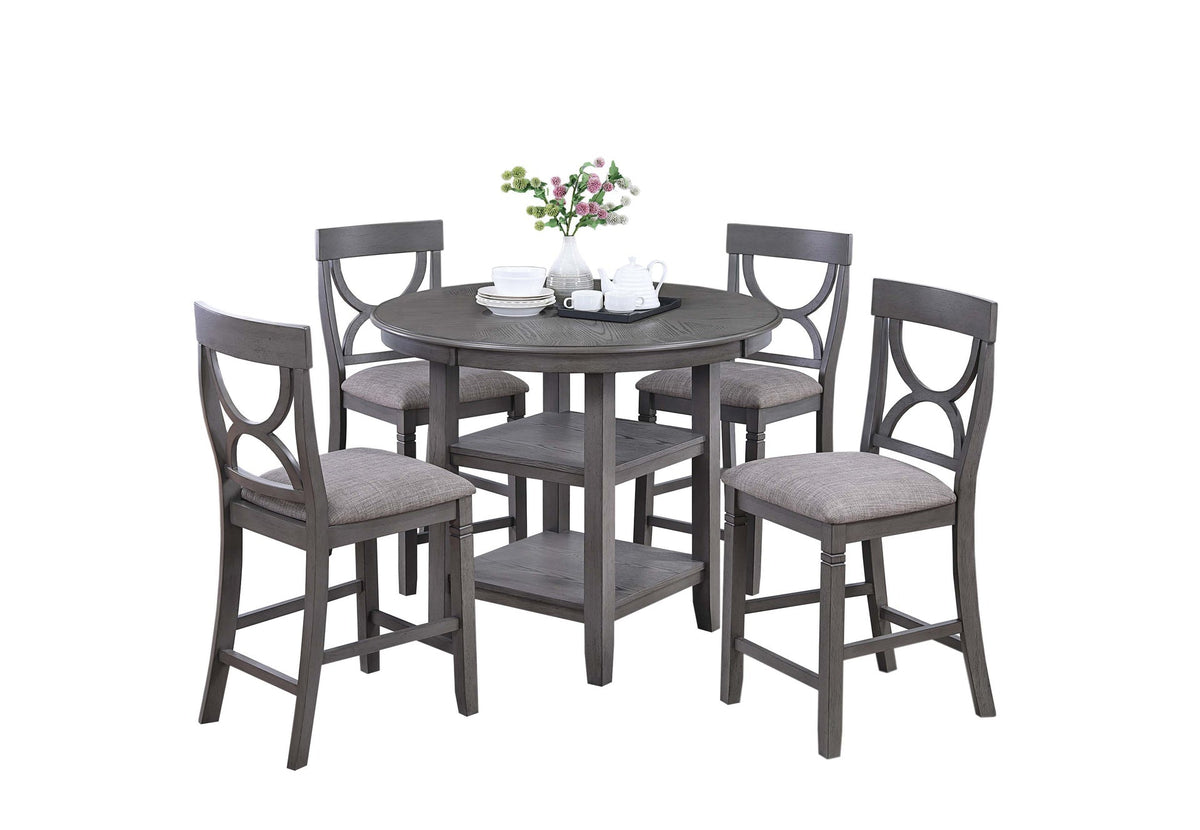 5-pcs Counter Height Dining Set