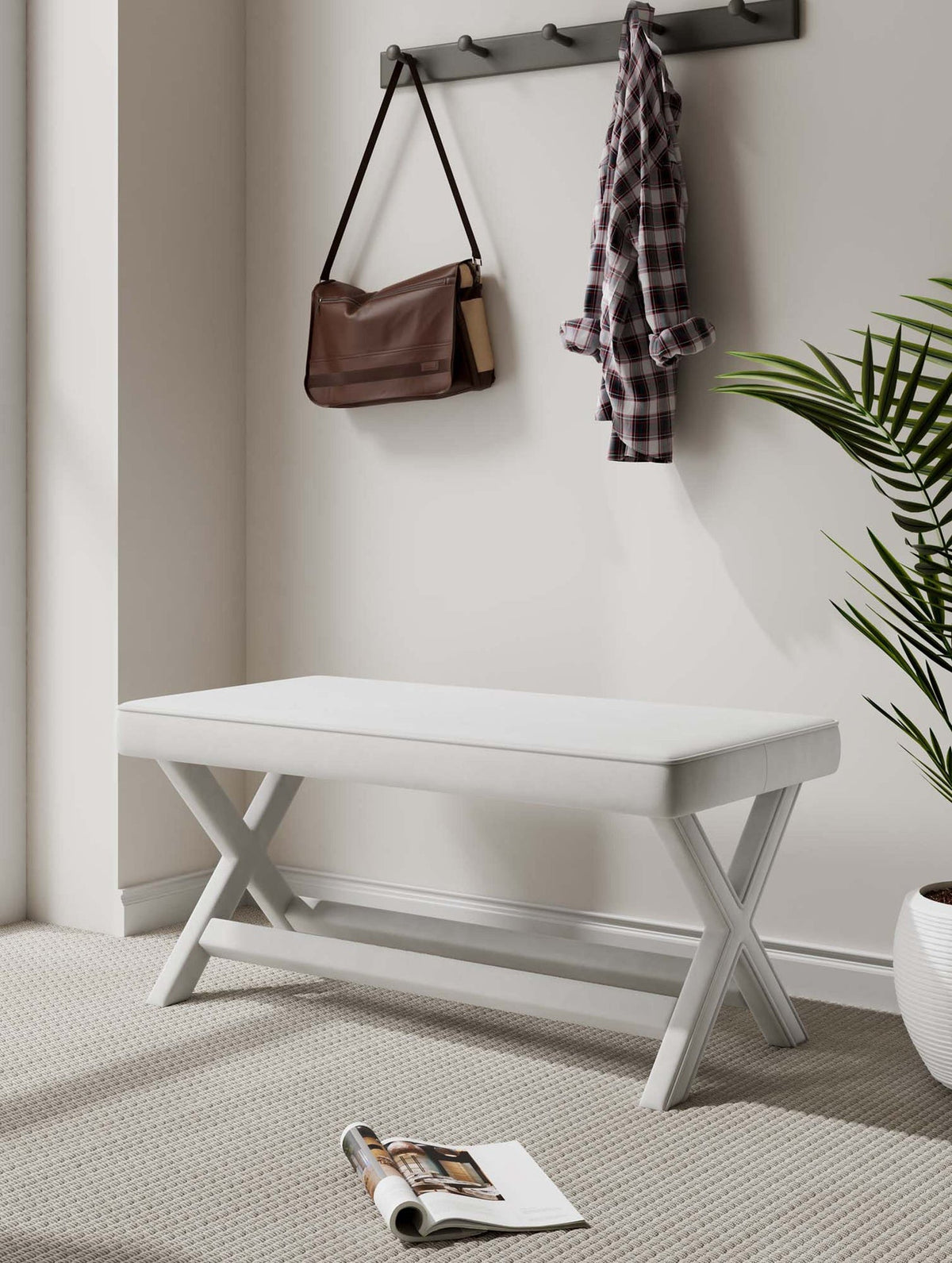 Accent Bench in Cream