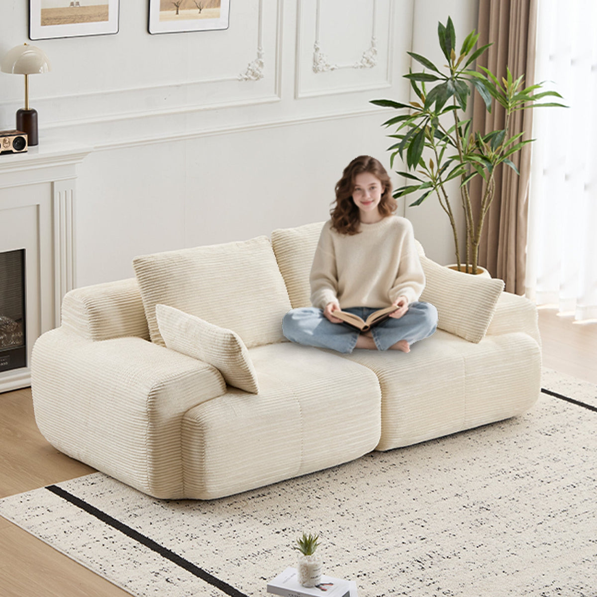 Modern Memory Foam Compressed Sofa