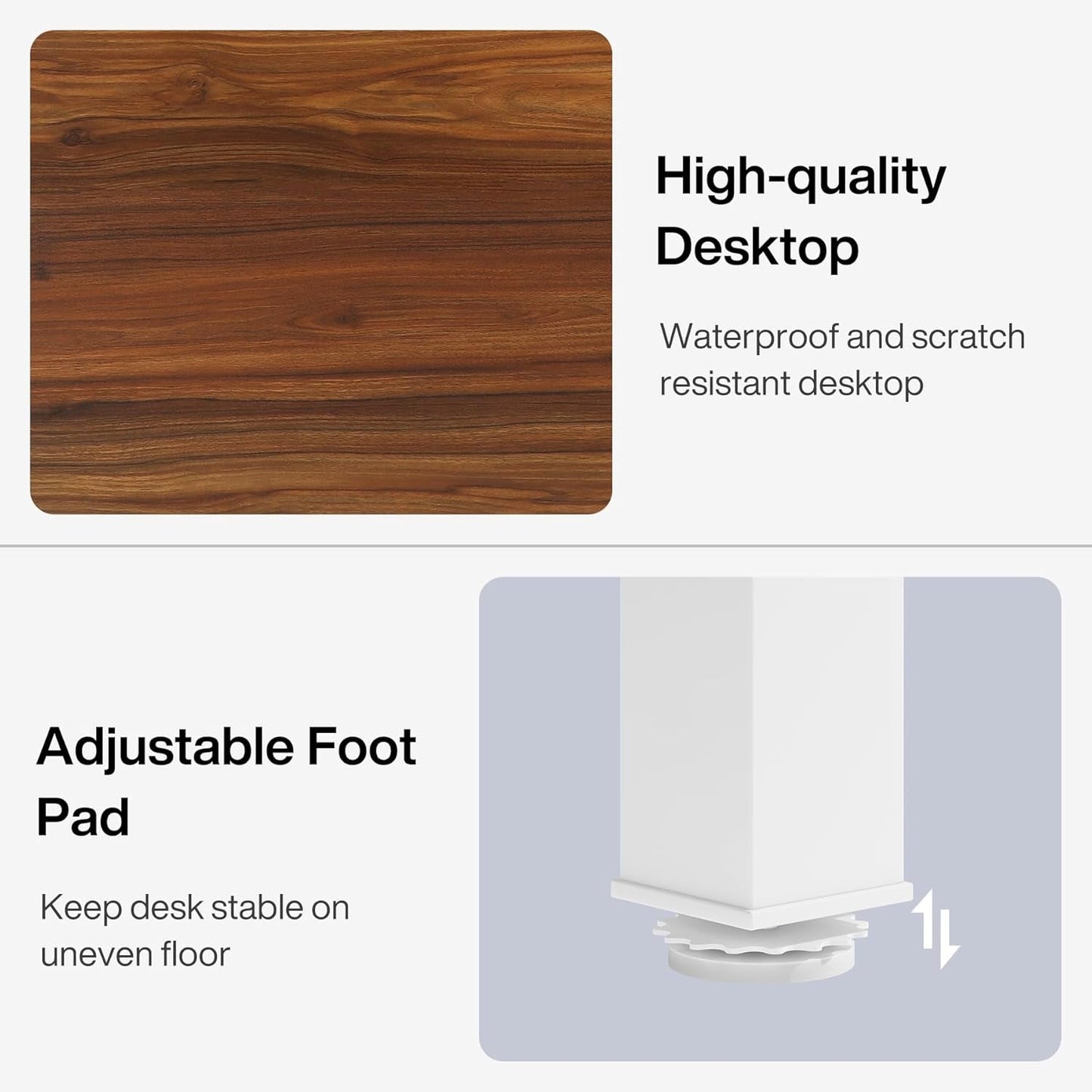 78.7 Inch Extra Long Computer Desk For Two Walnut White