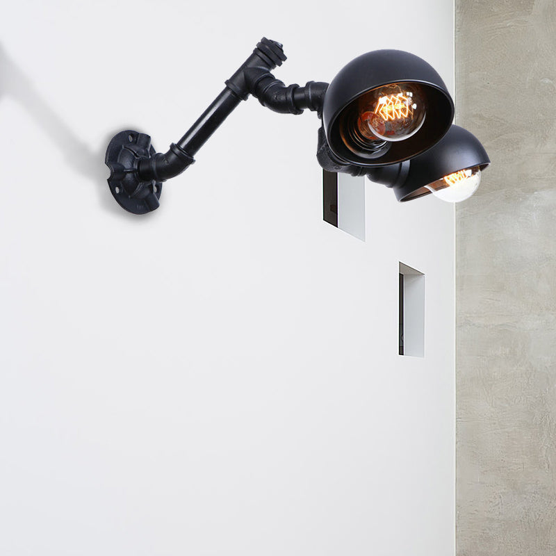 Embrace Industrial Charm: The Vintage Bowl Shade Wall Sconce