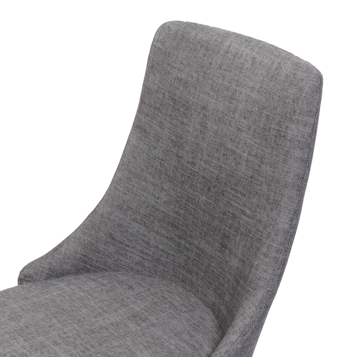 Mid Century Modern Fabric Armless Dining Chairs, Set of 2
