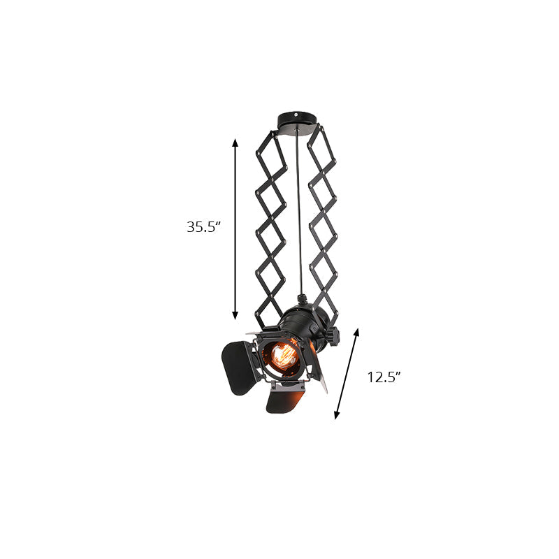 Isabelle - Industrial Extendable Spotlight (Semi-Flush Mount)