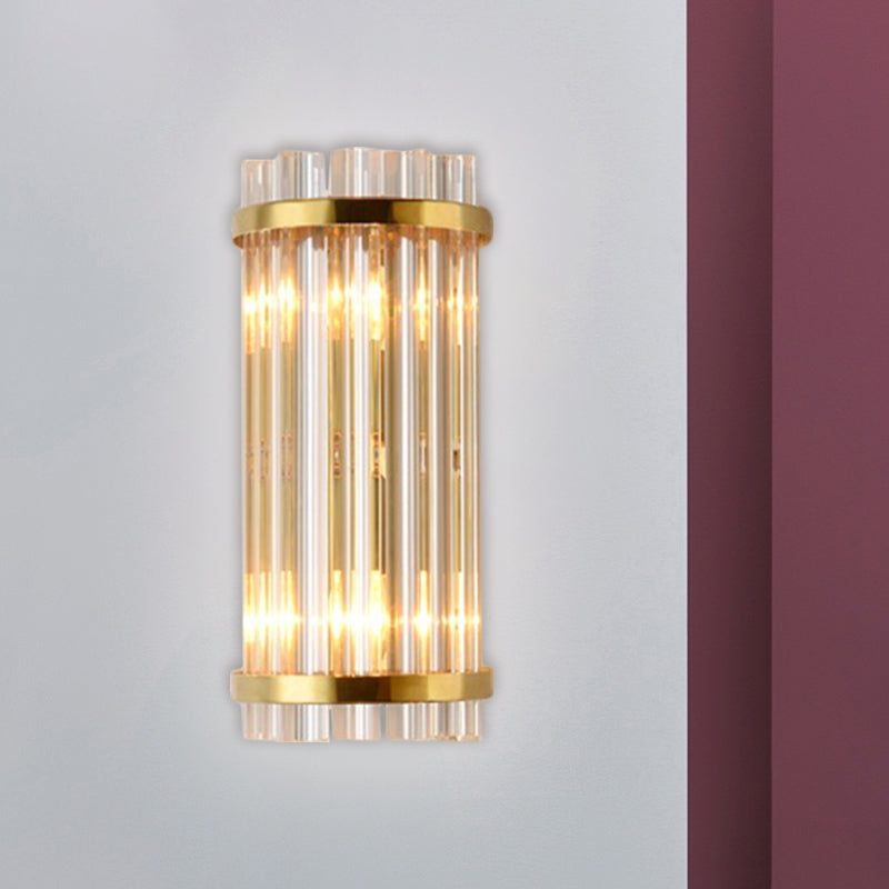 Elara's Modern Gold Crystal Wall Sconce: Elegance Meets Functionality