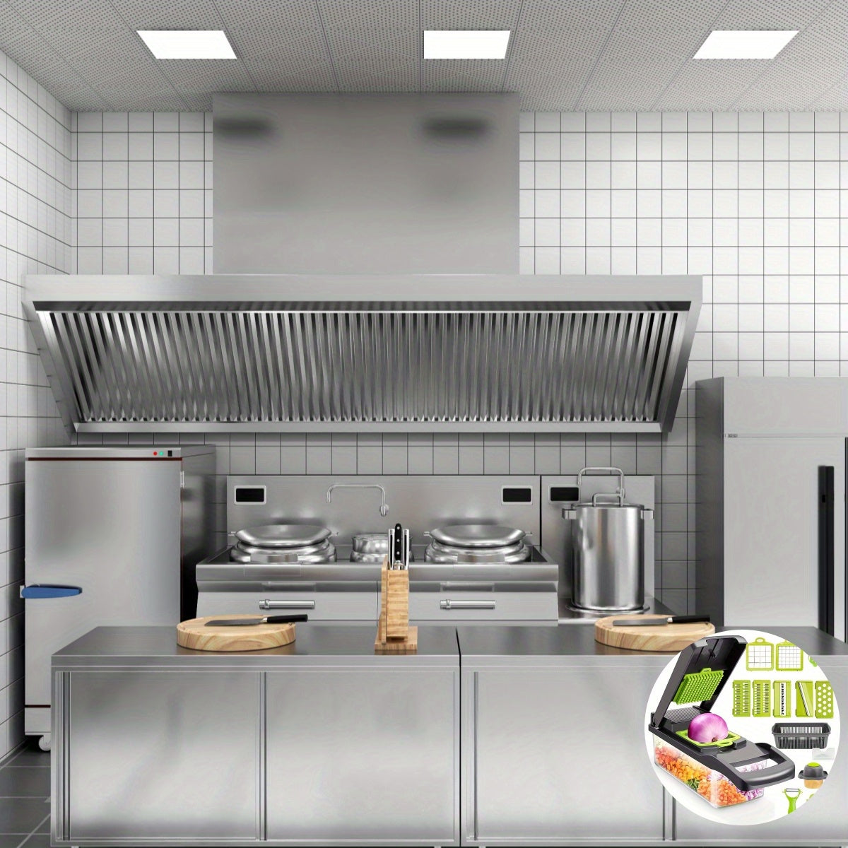 16in1 Multifunctional Vegetable Chopper Slicer Set