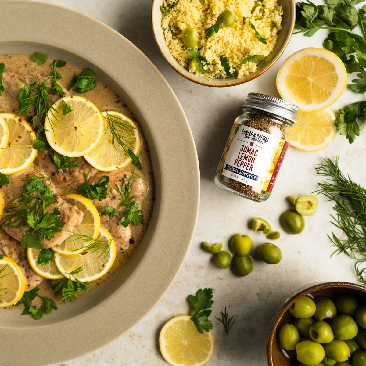 Sumac Lemon Pepper - Spice & Seasoning Blend