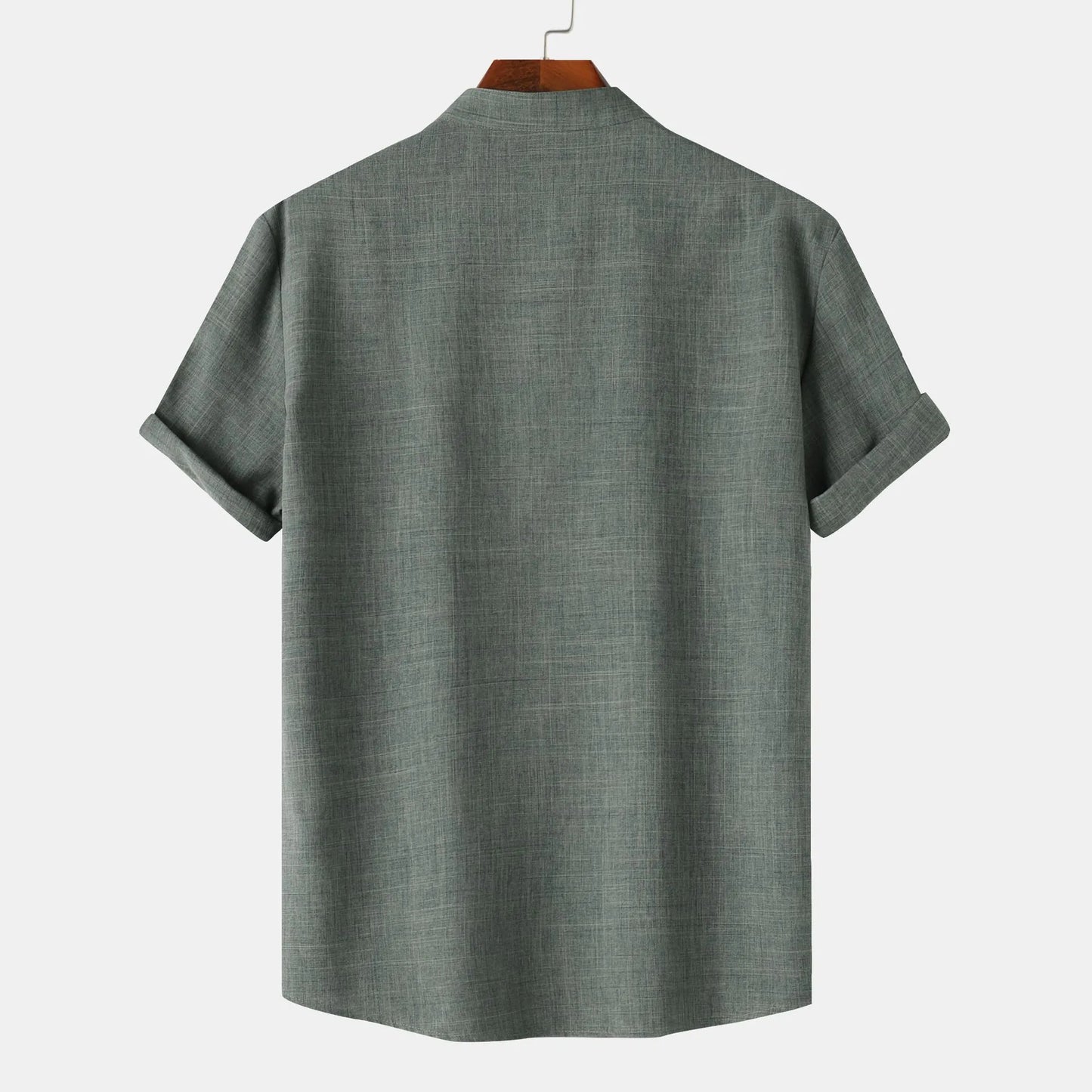 Casual Short Sleeve Henley