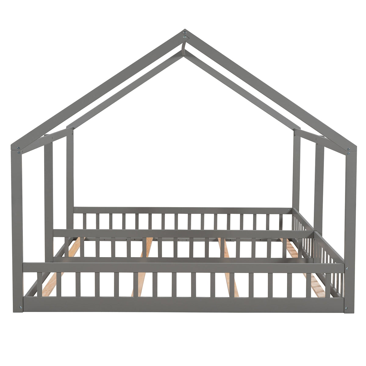 Twin Size House Platform Beds - Two Shared Beds