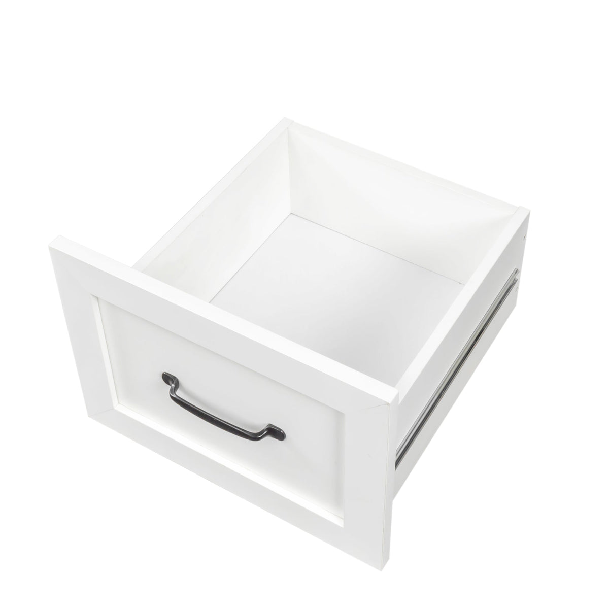 Home Office Computer Desk with Hutch, Antiqued White