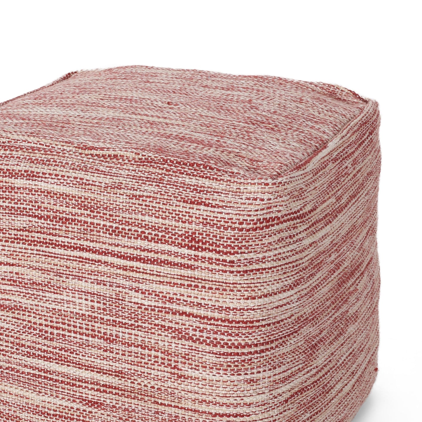 Enigma Yarn and Cotton Square Pouf