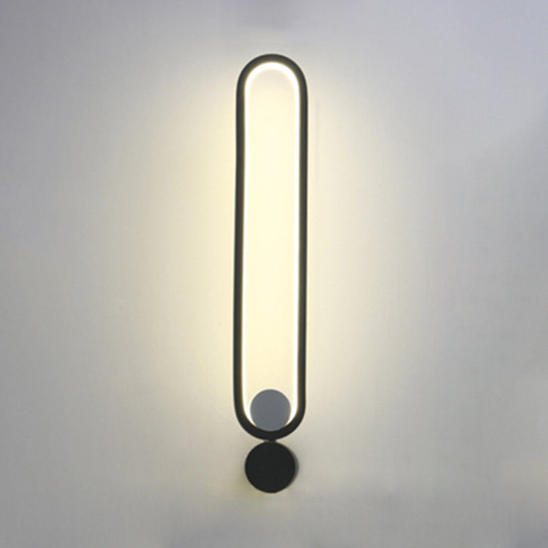 Ethan's Modern Wall Sconce - Adjustable Black LED Light