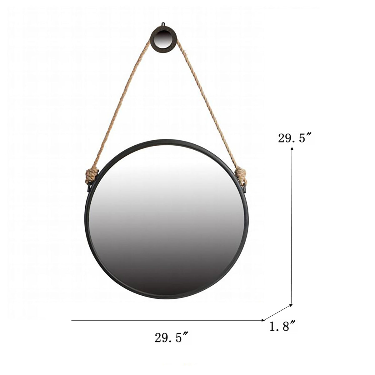 29.5" Hanging Round Mirror
