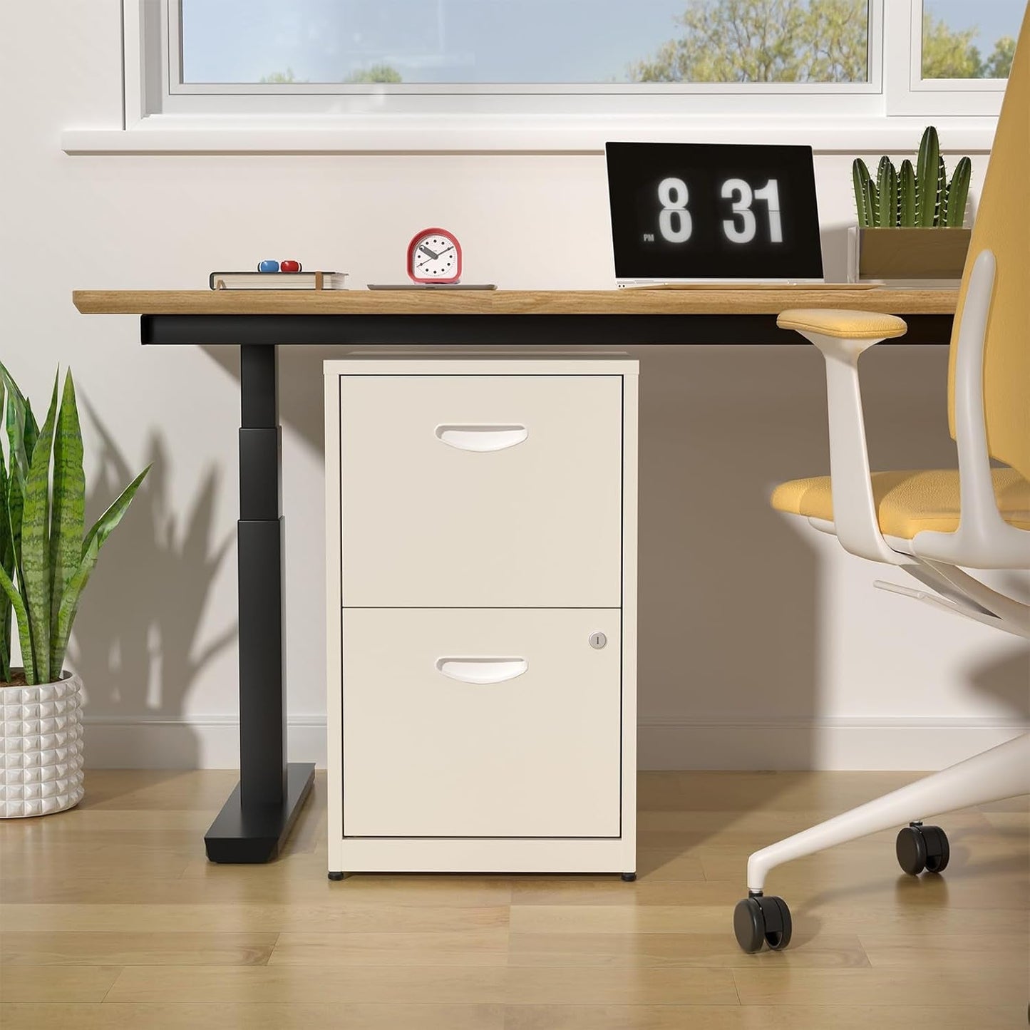 Filing Cabinet Two Drawer Lock For Letter Size Files Home Office