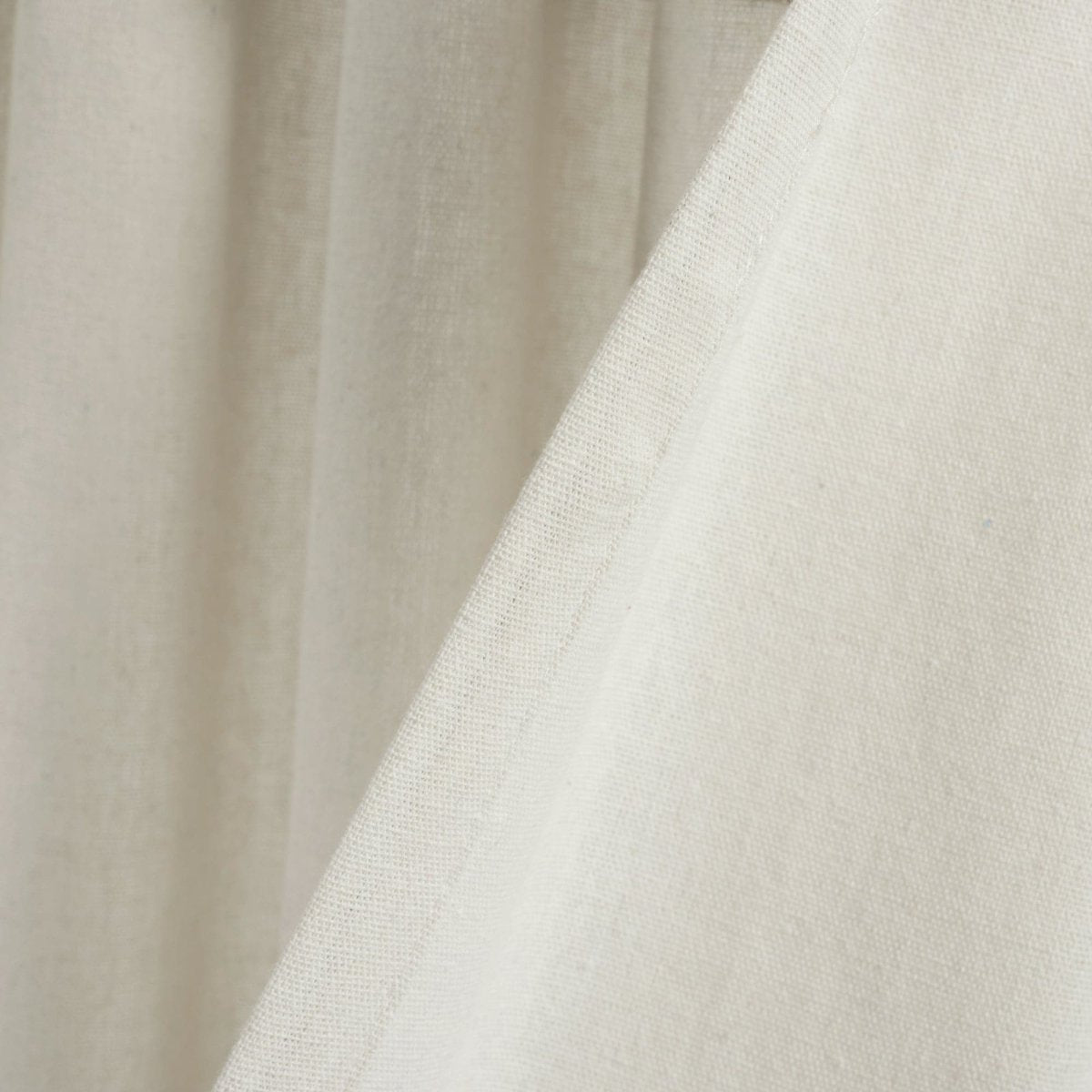 Boho Faux Linen Tassel Color Block Window Curtain Panel Set