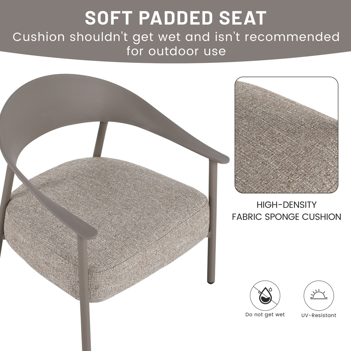 Summer Modern 2-Piece Accent Chair Set with Coffee Table
