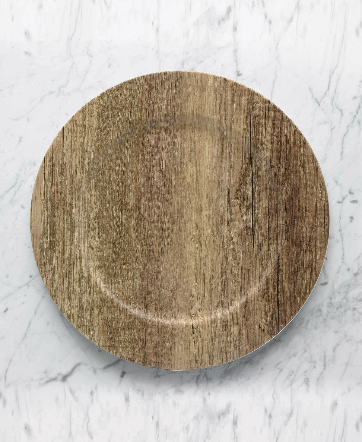 POPLAR ASH CHARGER PLATE 13"D 12 PC SET