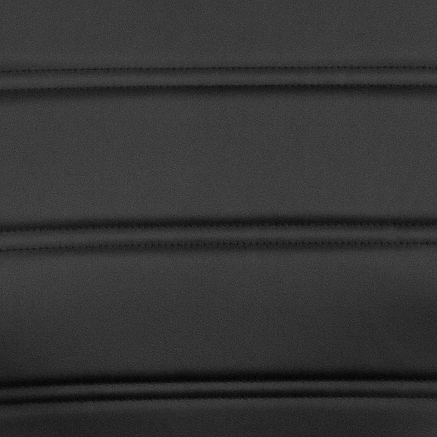 LeatherSoft Mid-Back Office Chair With Adjustable Height