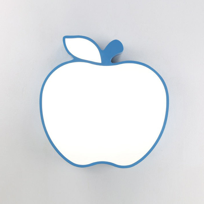 Ethan's Enchanted Apple: Blue LED Ceiling Light for Kids' Rooms