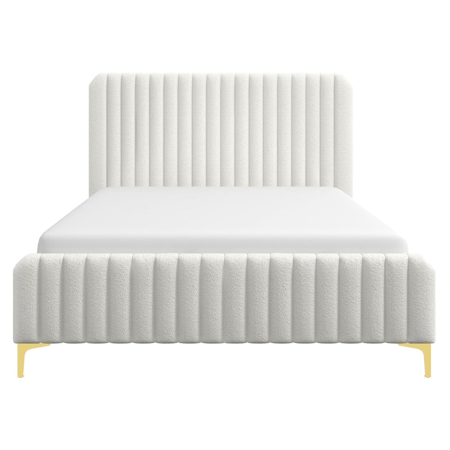 Valery King Size Upholstered Platform Bed