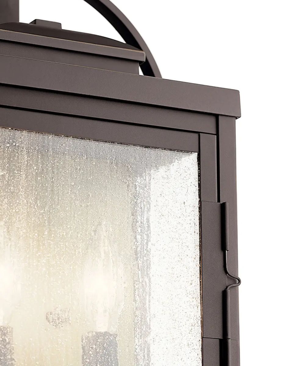 Carlson 15"H 2-Light Bronze Finish Outdoor Wall Lantern by Kichler
