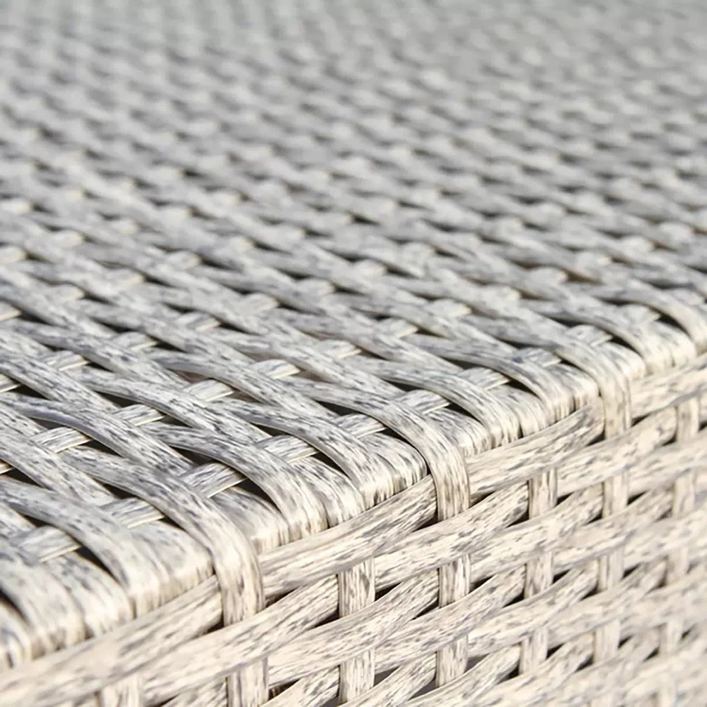 Outdoor Wicker Loveseat with Cushions