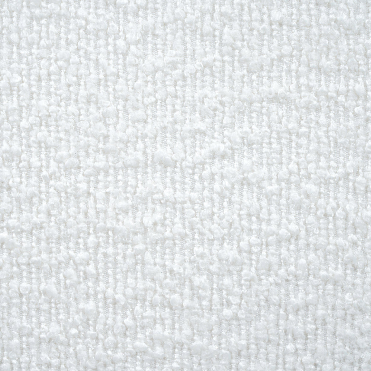 Cream-colored Boucle Upholstered Bed with Rubber Wood Foot, Queen