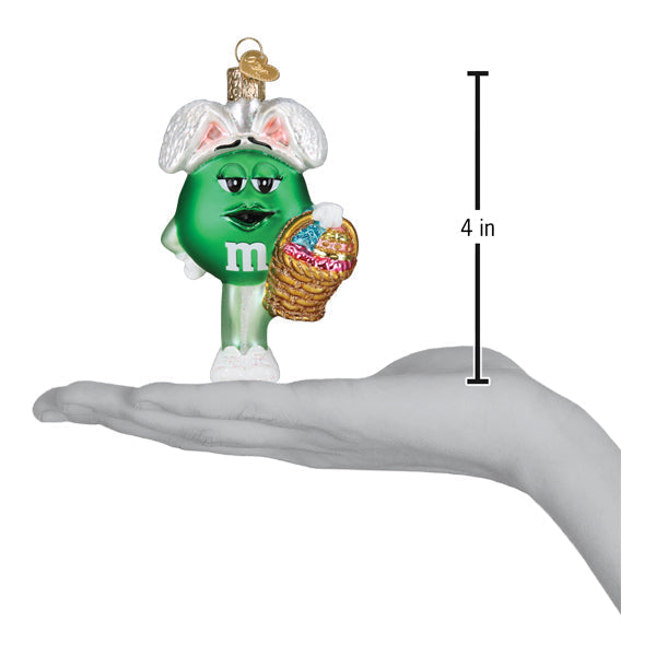 M&M'S Green Easter Ornament