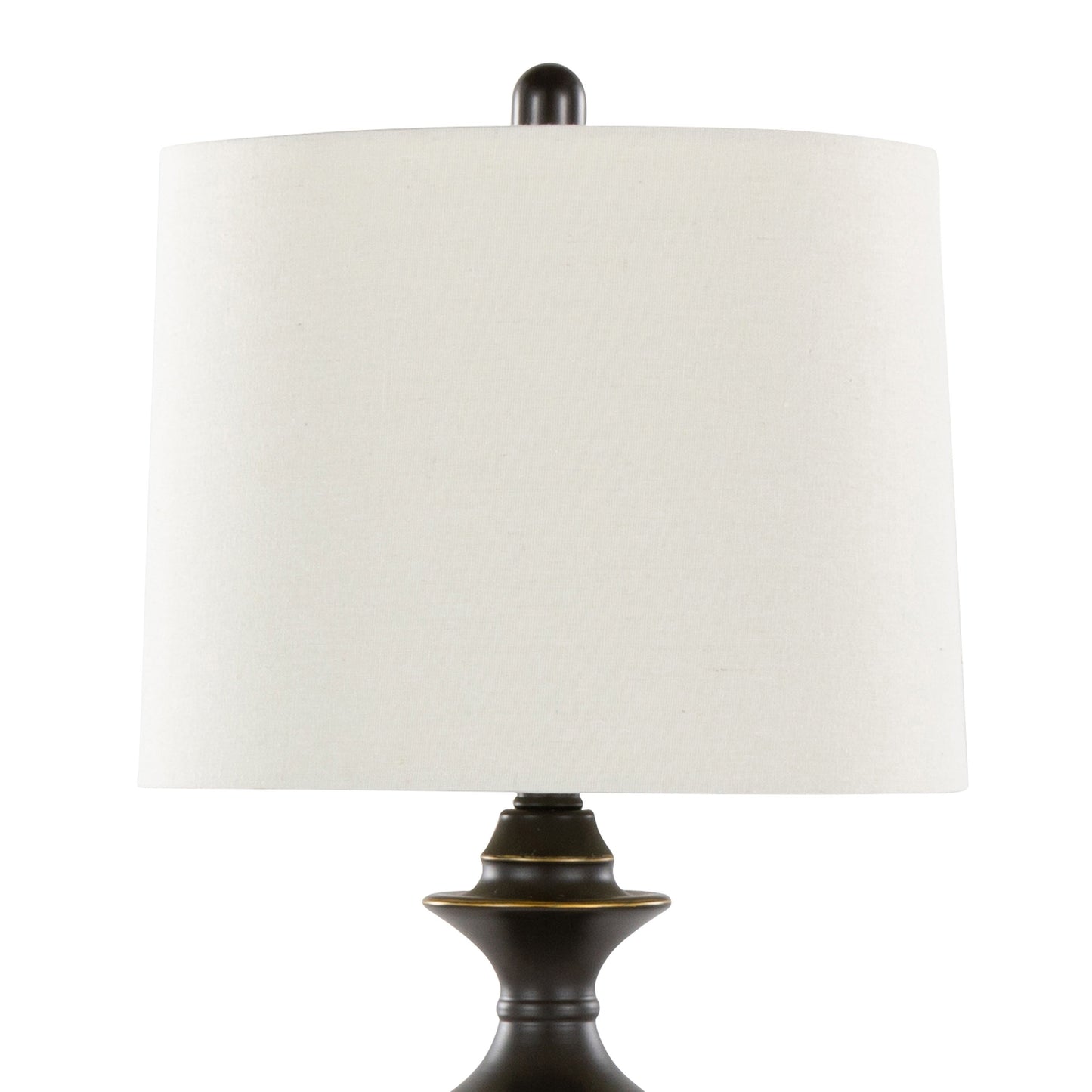 Montgomery 29" Contemporary Metal Table Lamp Set of 2 in Oil Rubbed Bronze