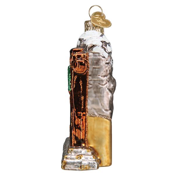 Grand Teton National Park Ornament showcasing a beautiful mountain design, perfect for holiday decorations.
