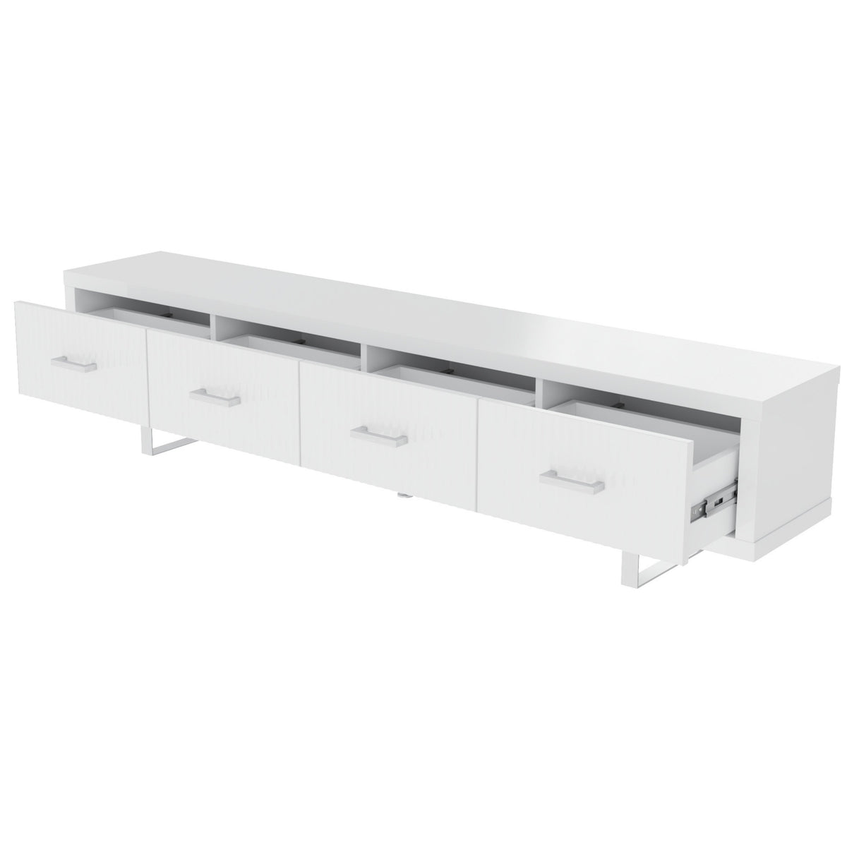 High Gloss TV Stand - 78.7 inches