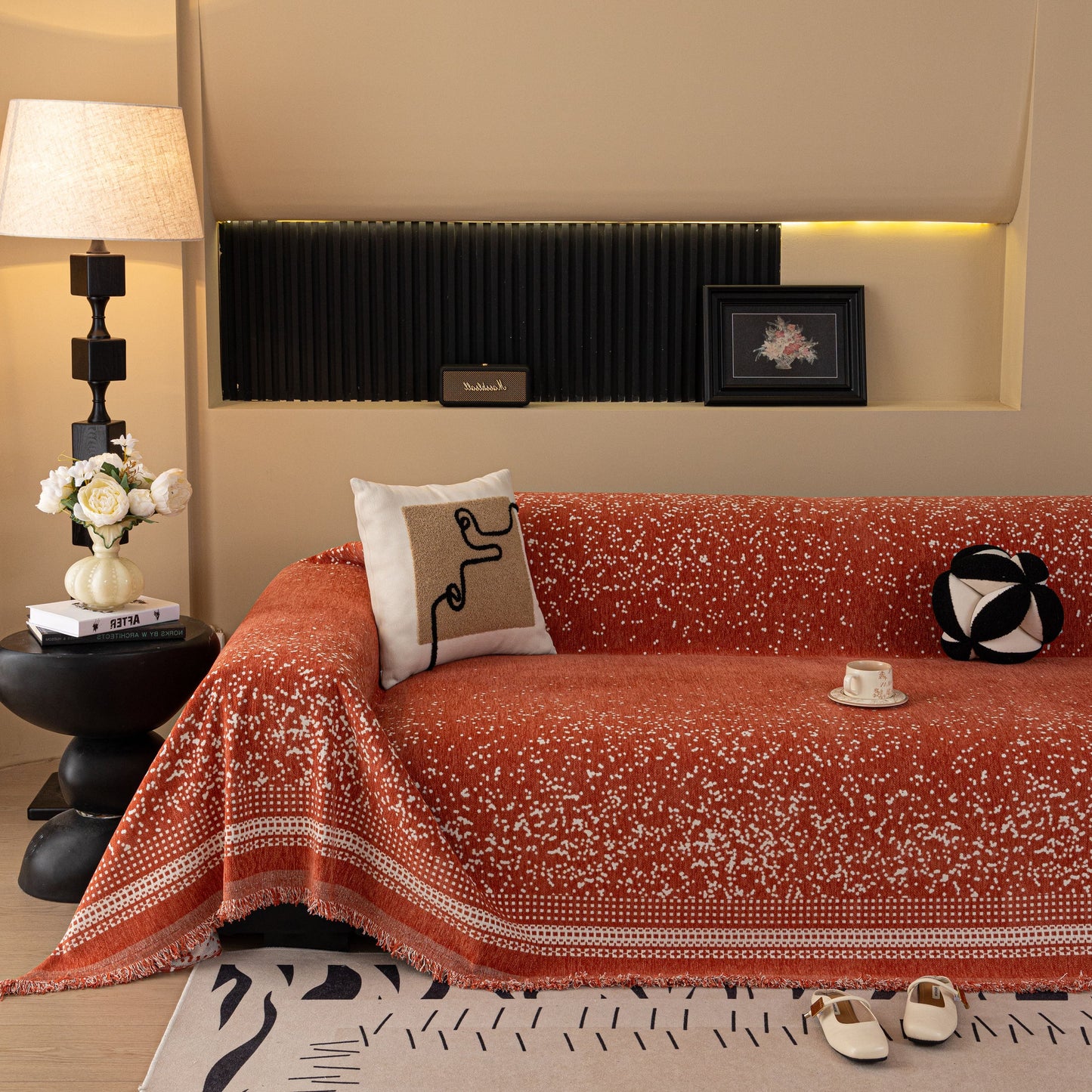 Luxury Throw Slipcovers for Sofas, Heavy-Duty Sofa Protector for Sectional Sofas