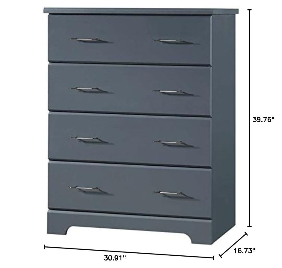 Brookside 4 Drawer Dresser Gray Greenguard Gold Certified