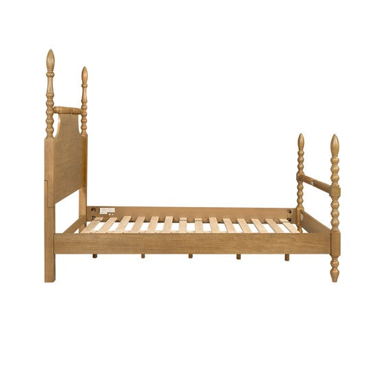 Solid Wood Queen Bed