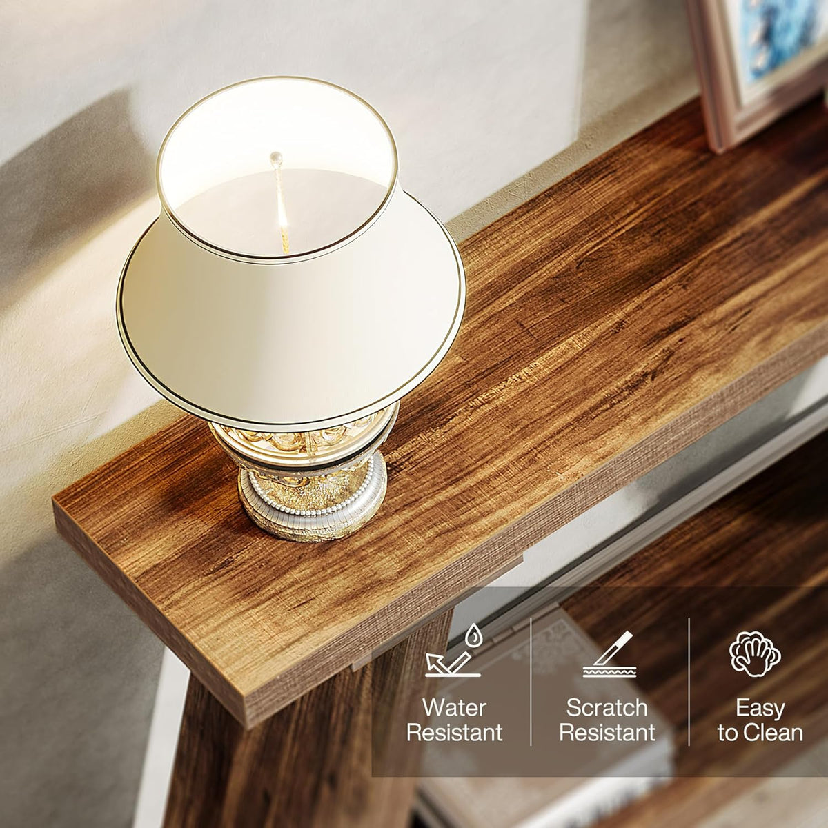 70.9 Inches Extra Long Sofa Table Behind Couch