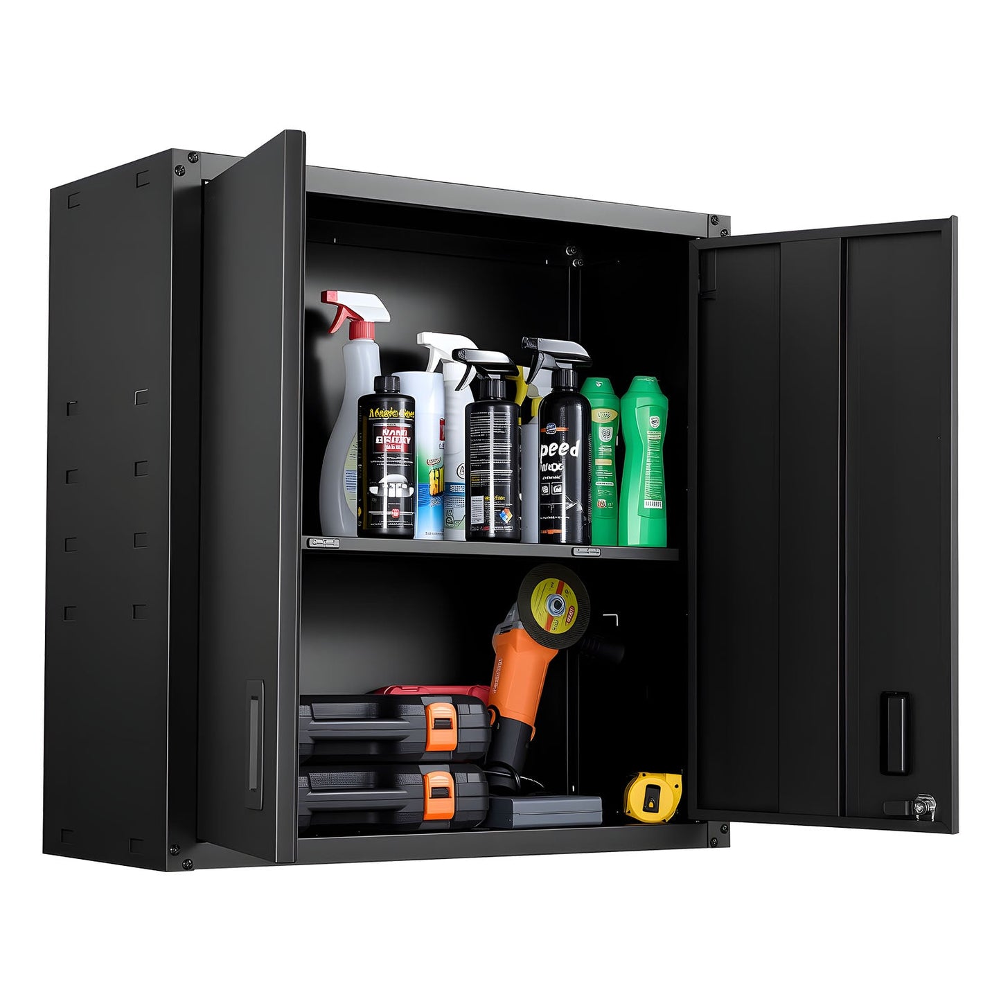 Metal Wall Cabinet, 30W x 12.2D x 30H Inch