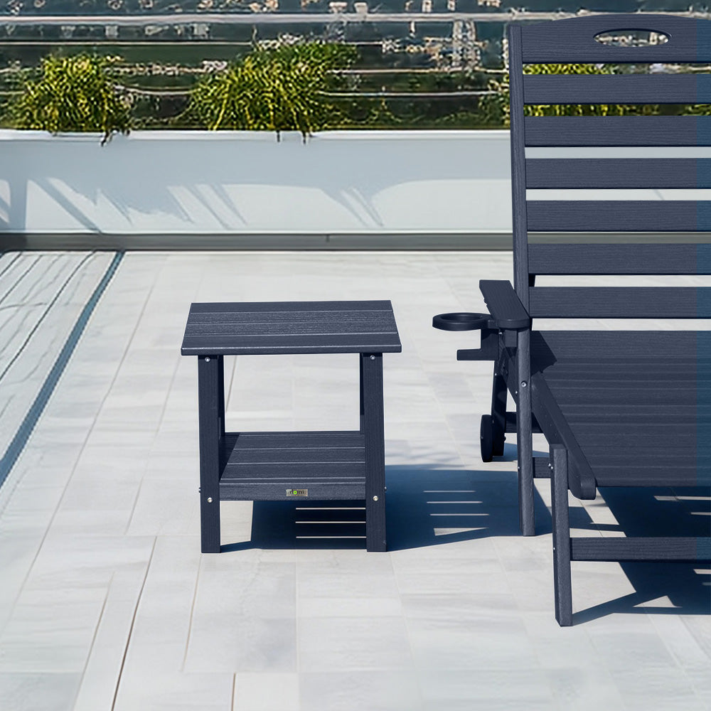 HDPE Outdoor Chaise Lounge Chairs