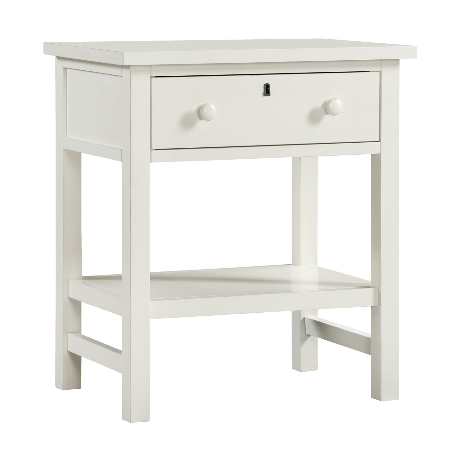 Finley 1-Drawer Storage Nightstand - Antique