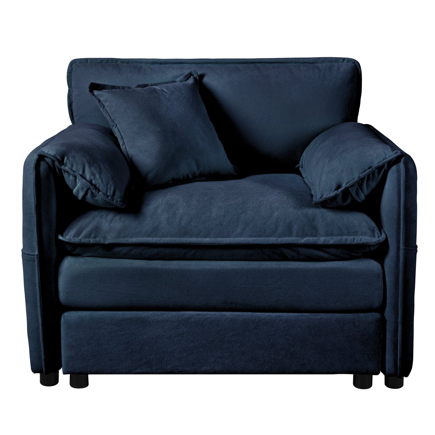 Oversized Chenille Accent Chair Set of 2