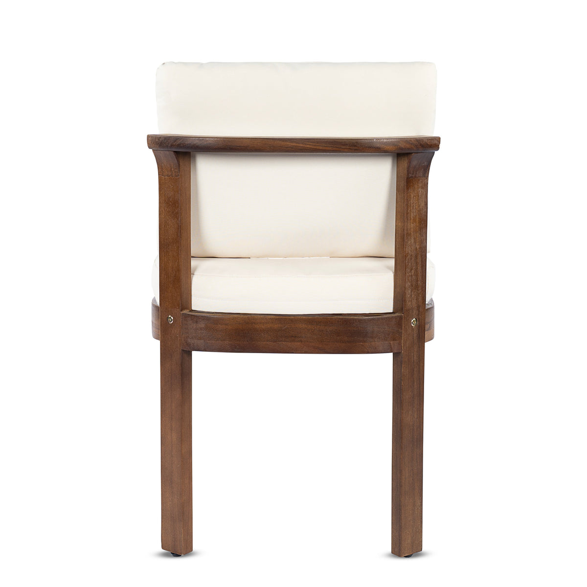 Acacia Wood Outdoor Dining Chair Set of 2
