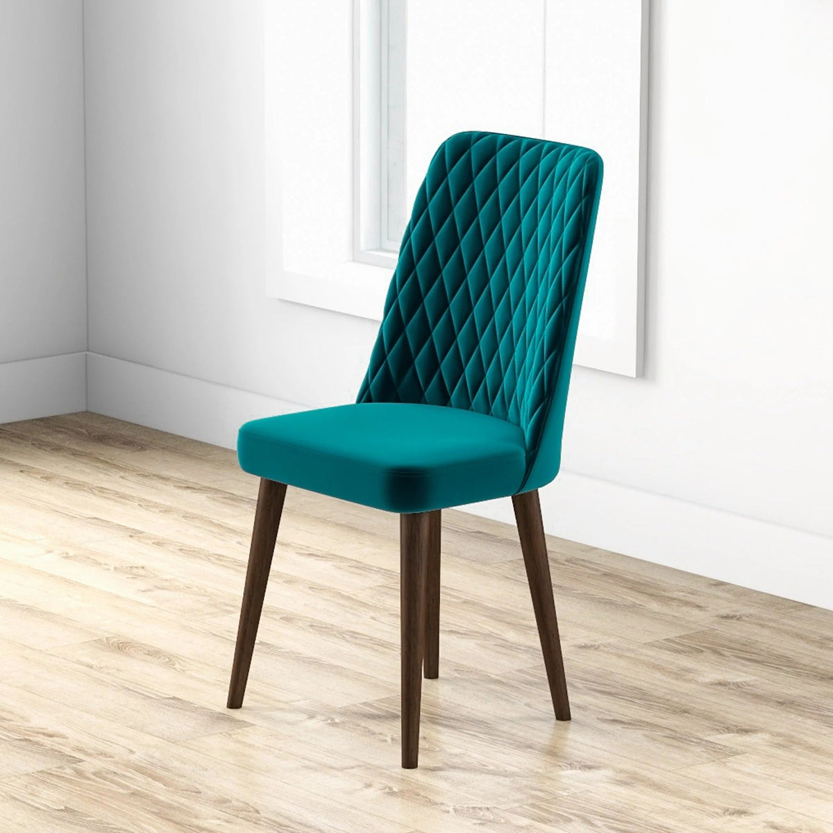 Katie Mid-Century Modern Velvet Dining Chair (Set of 2)