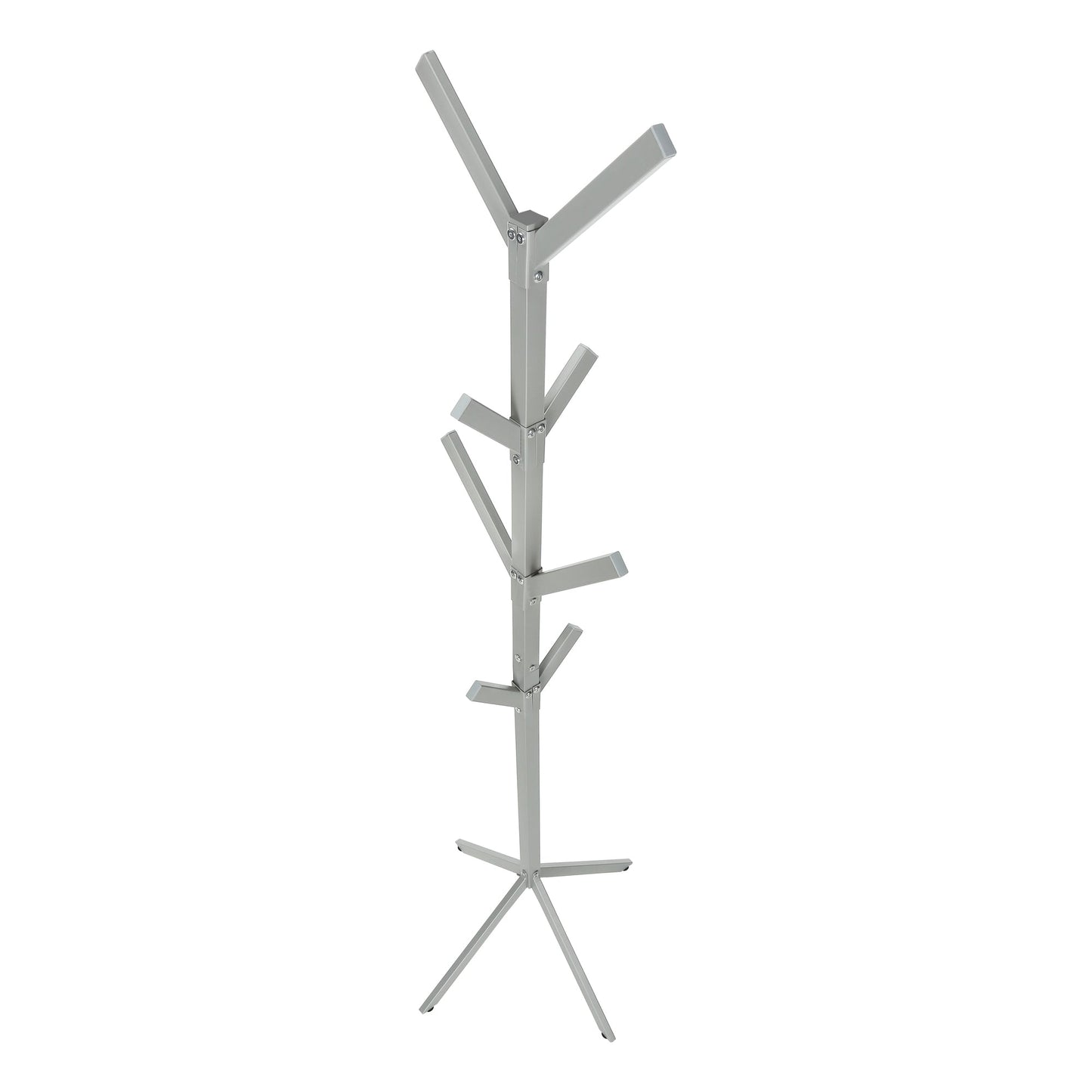 Coat Rack, Hall Tree, Free Standing, 8 Hooks, Entryway, 70"h, Bedroom